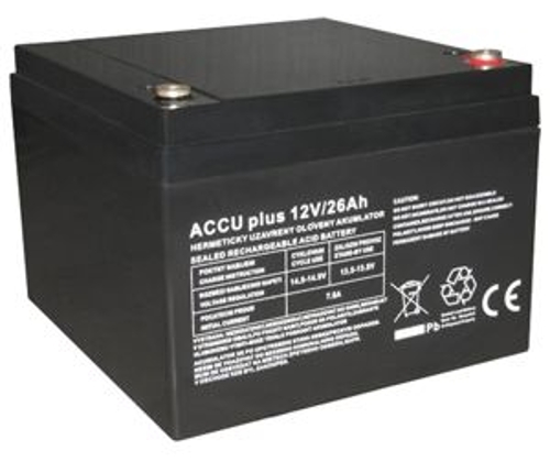 Accu Plus 12V/26Ah DEEP Bezúdržbový olověný akumulátor