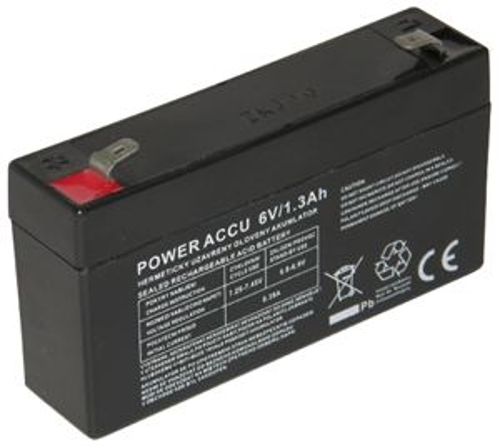 Power Accu 6V/1,3Ah Bezúdržbový olověný akumulátor