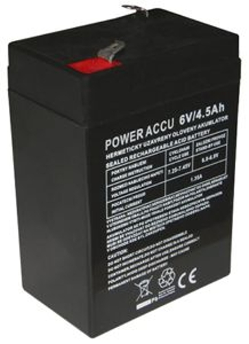 Power Accu 6V/4,5Ah Bezúdržbový olověný akumulátor