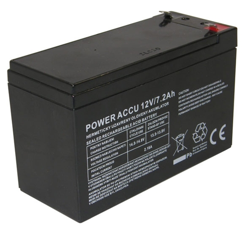 Power Accu 12V/7,2Ah Bezúdržbový olověný akumulátor