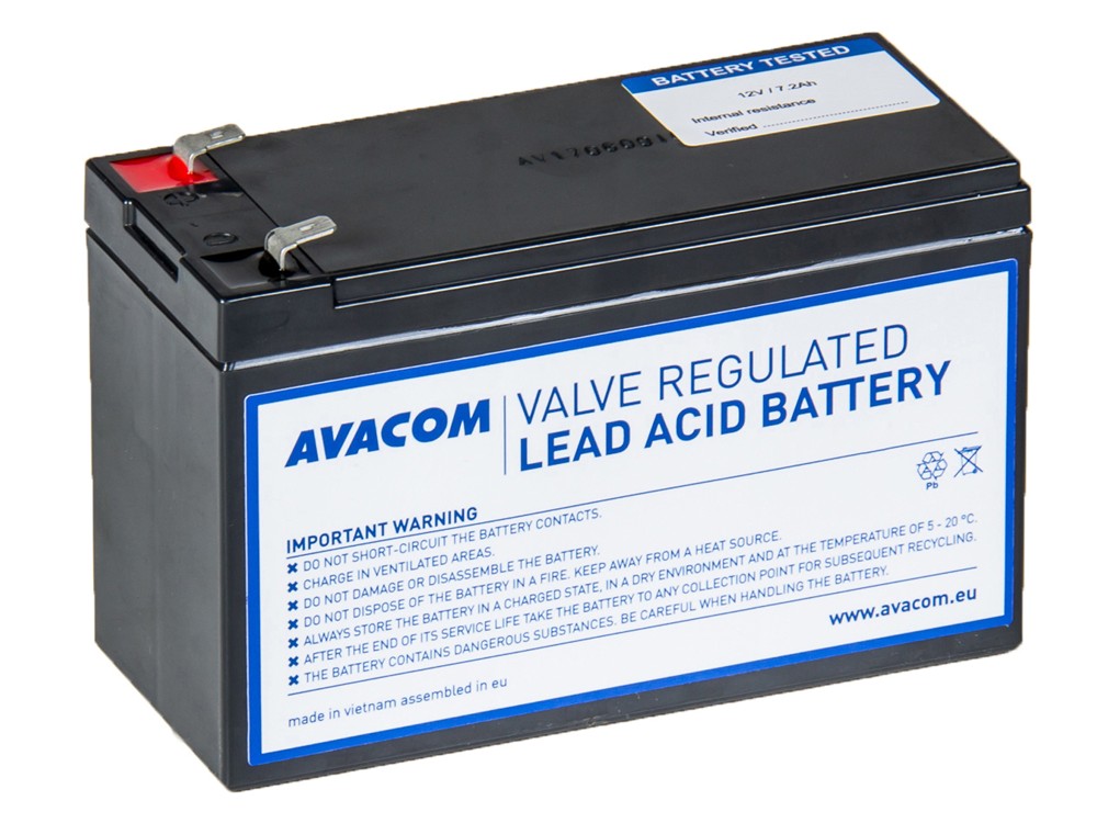 AVACOM AVA-RBP01-12072-KIT - baterie pro UPS Belkin, CyberPower, EATON, Effekta, FSP Fortron, Legrand