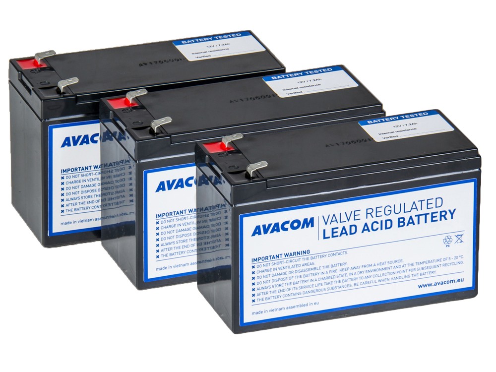 AVACOM AVA-RBP03-12072-KIT - baterie pro UPS AEG, CyberPower, EATON, Effekta, FSP Fortron, Legrand