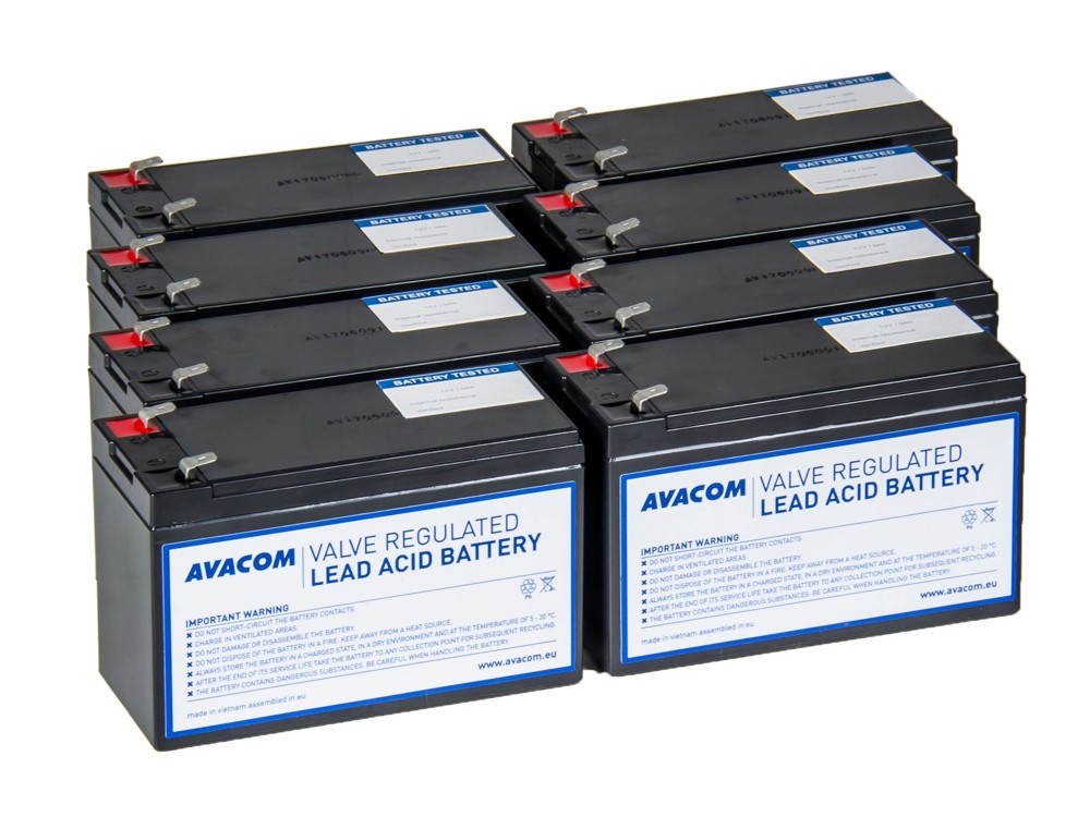 AVACOM AVA-RBP08-12090-KIT - baterie pro UPS AEG, CyberPower, Dell, EATON, Effekta, HP