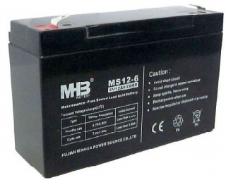 MHB  6V/12Ah AGM akumulátor (MS12-6)