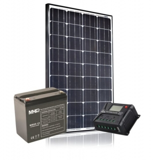 Solární systém 60Wp/12V/55Ah - SET60