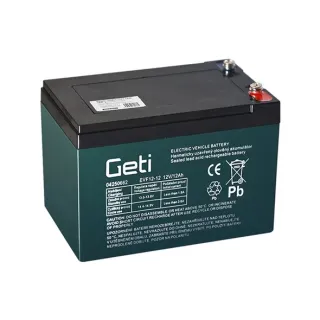 GETI 12V/12Ah Baterie olověná pro elektromotory