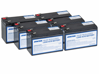 AVACOM AVA-RBP06-12072-KIT - baterie pro UPS AEG, CyberPower, EATON, Effekta, FSP Fortron, Legrand