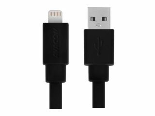AVACOM MFI-120K kabel USB - Lightning, MFi certifikace, 120cm, černá