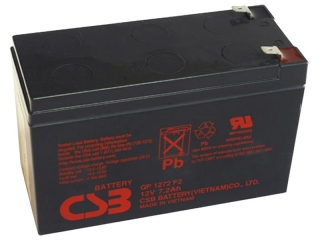CSB baterie 12V 7,2Ah F2 (GP 1272)