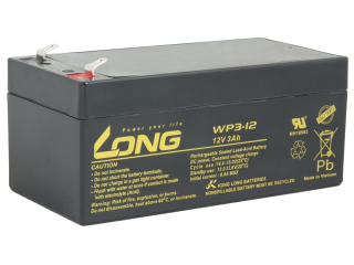 LONG baterie 12V 3Ah F1 (WP3-12)