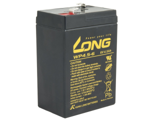 LONG baterie 6V 4,5Ah F1 (WP4.5-6)
