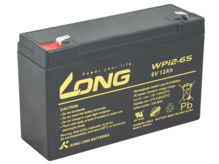 LONG baterie 6V 12Ah F1 (WP12-6S)