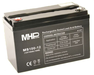 MHPower  12V/100Ah VRLA AGM akumulátor (MS100-12)